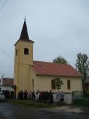 Templomszentelési istentisztelet után