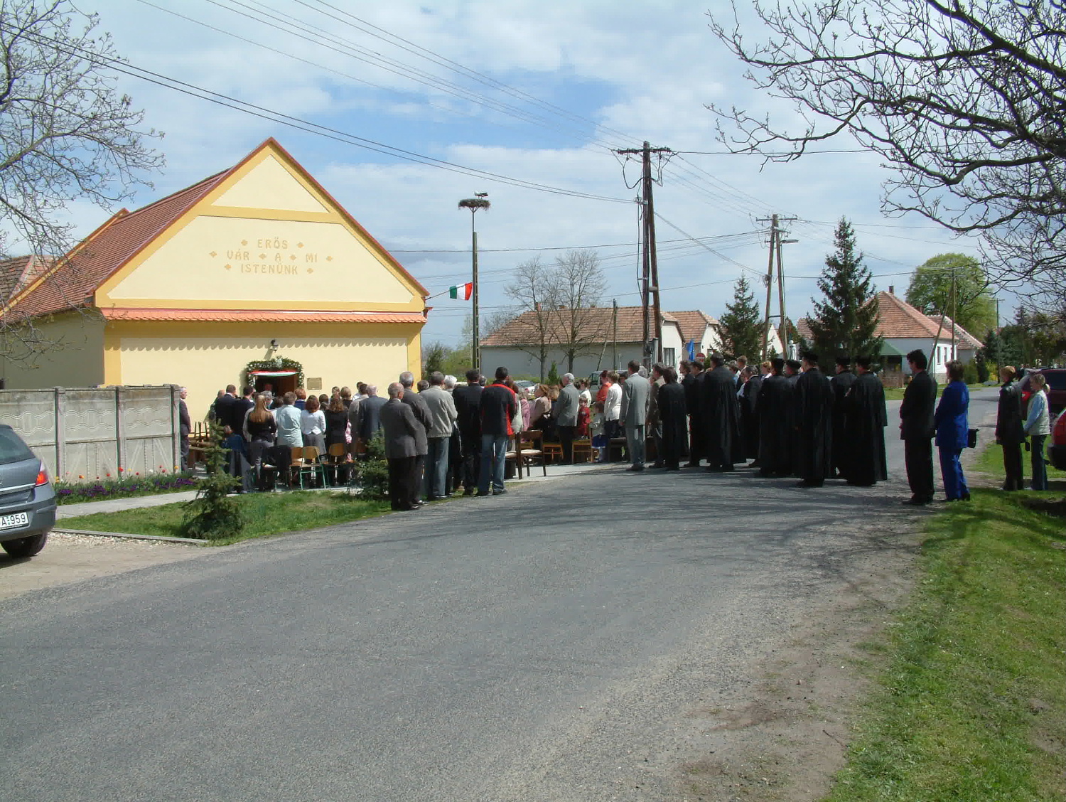 Imaházszentelés Csánigon