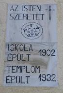 Bakonybánk, emléktábla
