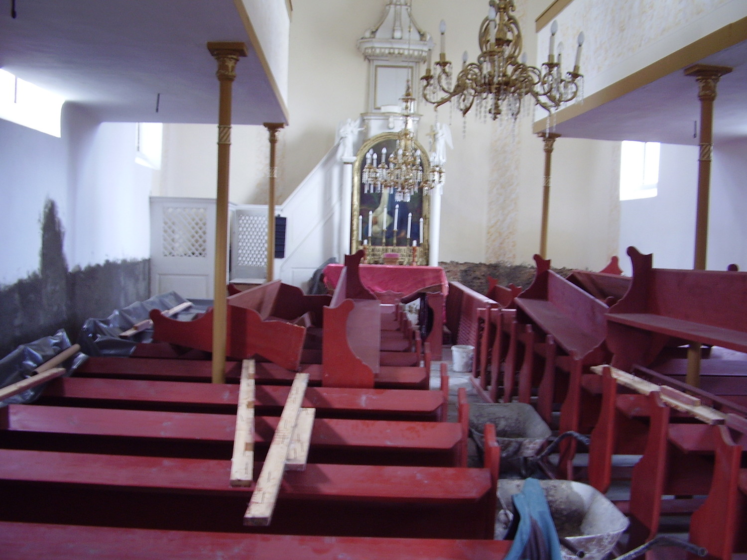 Bakonytamási, templomfelújítás
