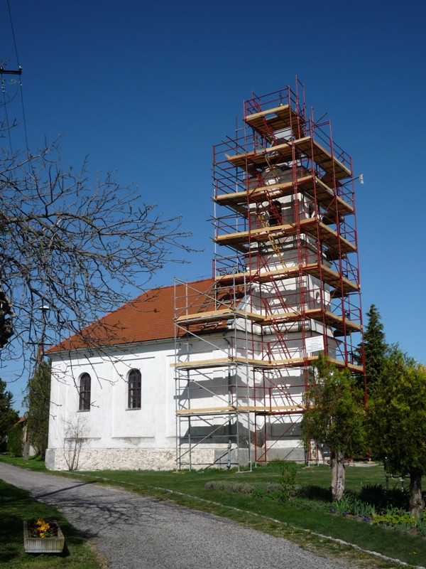 Balatonakali templomfelújítás