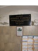 Gyurátz Ferenc emléktábla