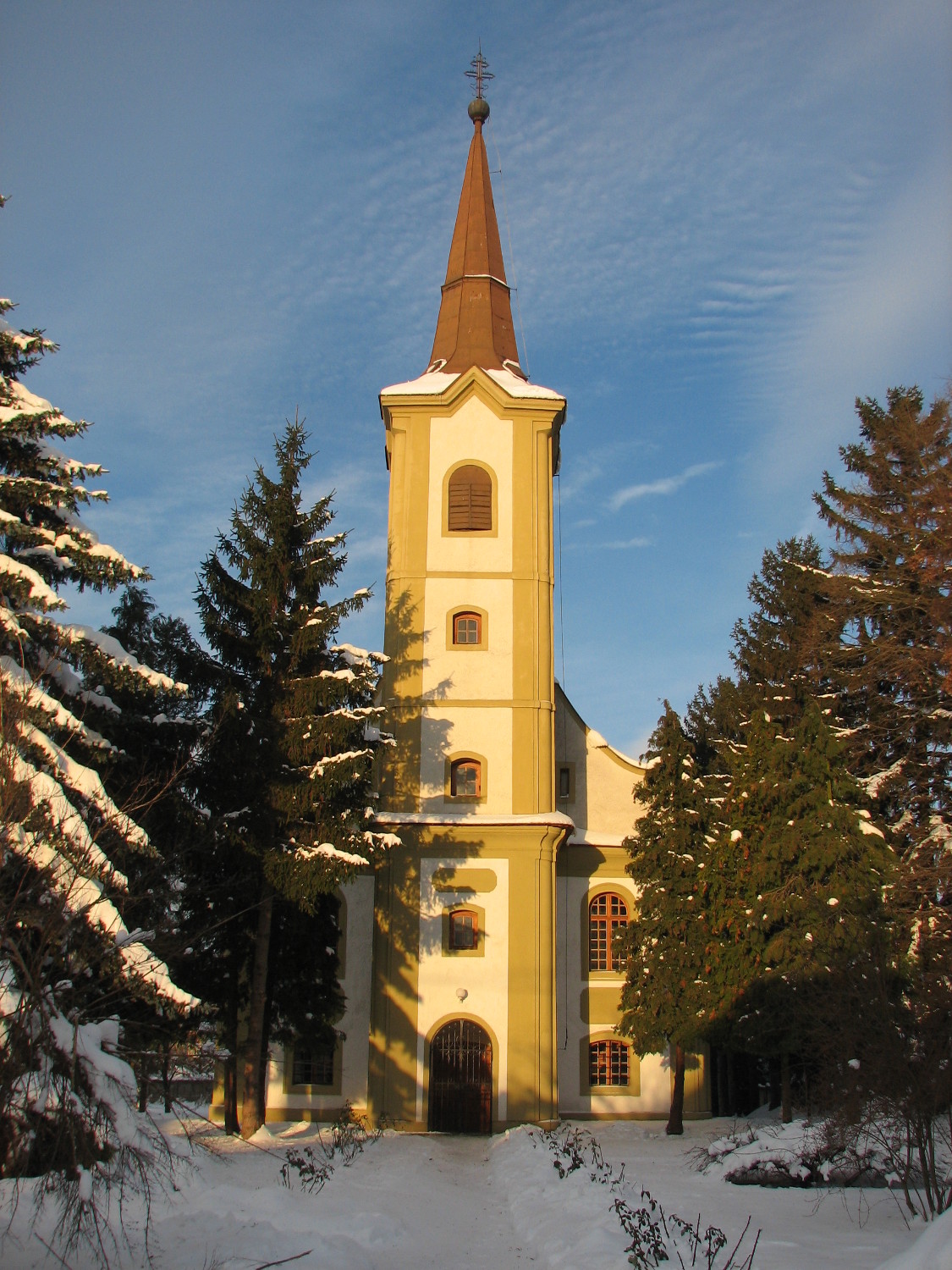 Büki templom télen