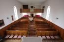 Csákvár, templombelső az oltár felől
