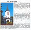 A győrsági harang szólt délben a Kossuth Rádióban