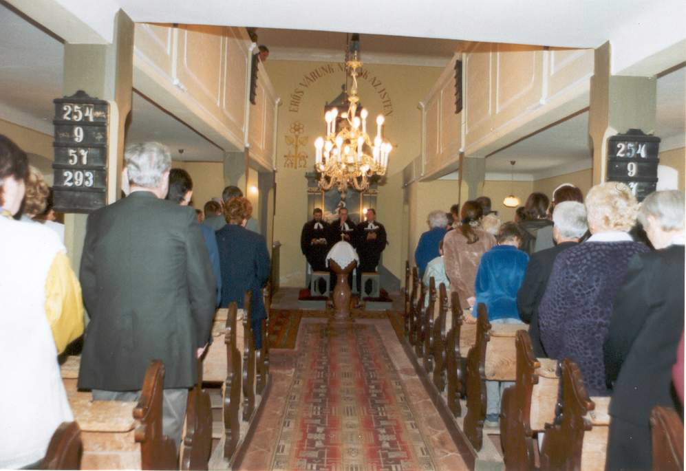 Homokbödöge, orgonaszentelés