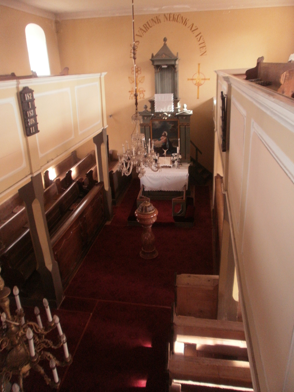 Homokbödöge, templombelső
