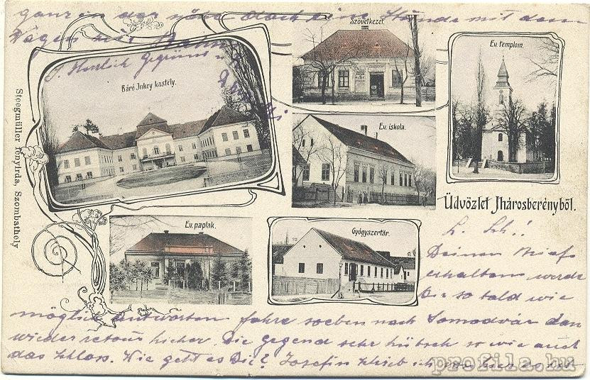 Iharosberény, képeslap