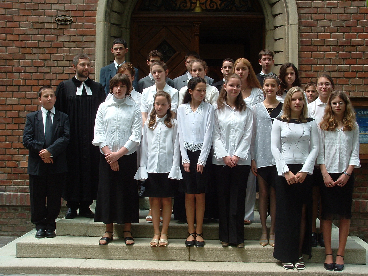 Konfirmandus csoportkép 2004