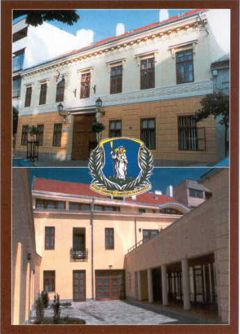 A székház képeslapon