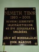 Vanyola, emléktábla