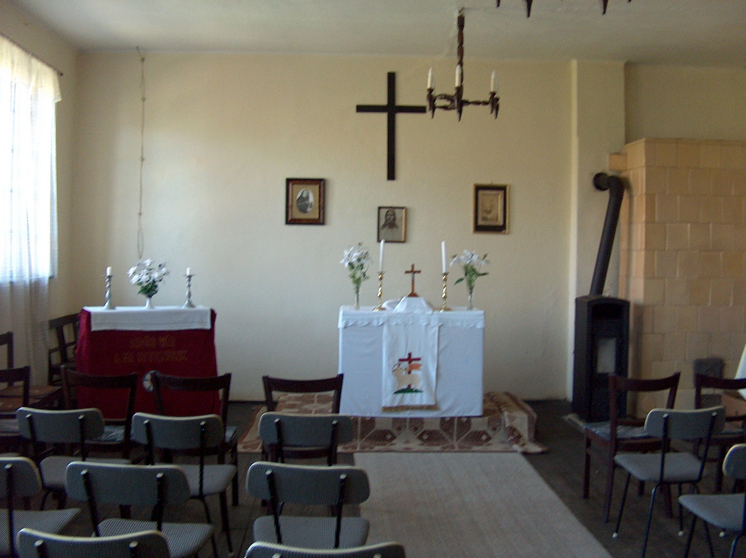 Vasegerszeg, gyülkezeti terem