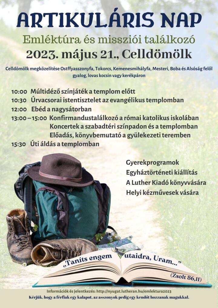 Menjnk egytt vonattal az egyhzkerleti artikulris napra - PROGRAMOKKAL FRISSTVE!