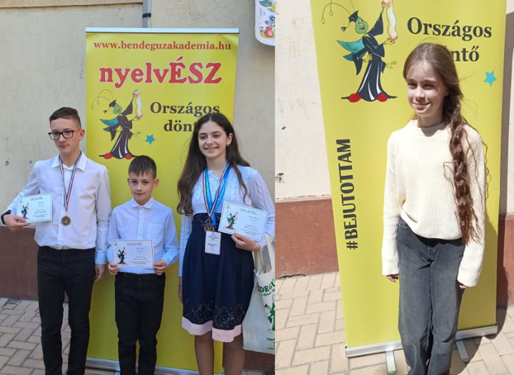 Orsz�gos rem�nyikes siker a Nyelv�sz verseny orsz�gos d�nt�j�ben