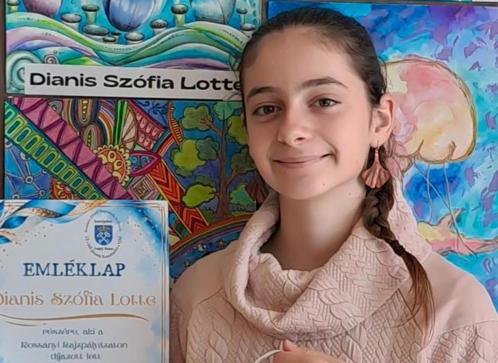 A legjobbak k�z�tt iskol�nk fiatal alkot�ja