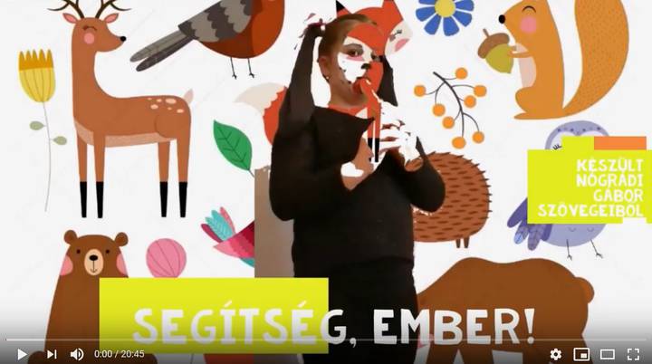Segítség, ember! - színjáték szakos tanulóink előadása Segítség, ember! - színjáték szakos tanulóink előadása